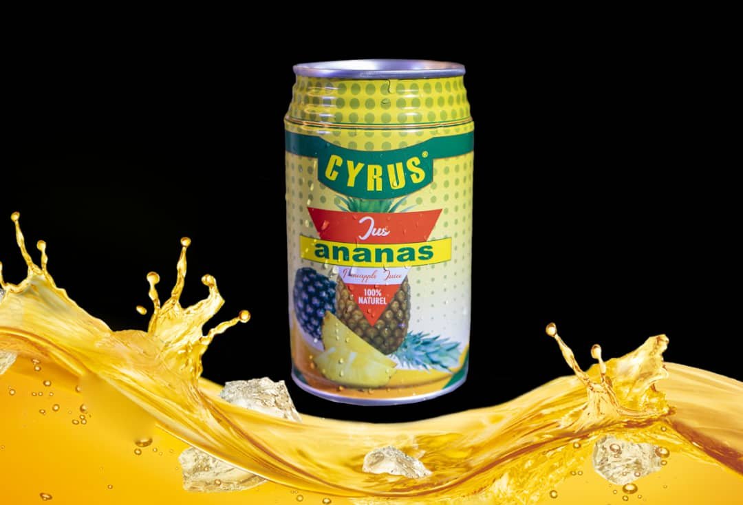 Jus d'Ananas CYRUS — Canette 320ml 100% Naturel
