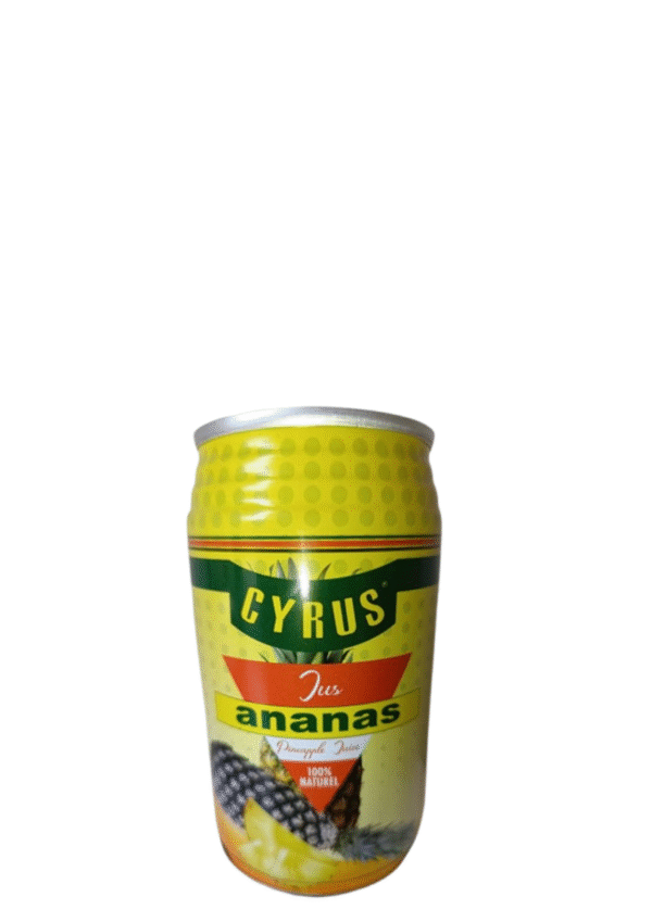 Pure Jus d’Ananas CYRUS – Pain de Sucre – Canette 33 cl