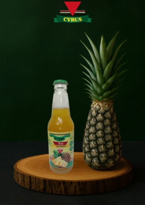 Jus d’Ananas Naturel CYRUS - Bouteille 30cl - Boisson Fruitée Sans Sucre Ajouté