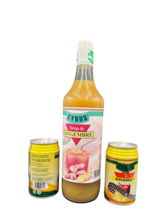 Sirop de gingembre CYRUS - bouteille de 1 L